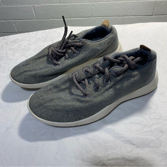 Allbirds Wool Runners Light Heather Gray Women’s 7 Regular Classic Lace Up Grey - Picture 5 of 10